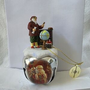 Bradford Exchange Santa Clause White Holiday Christmas Tree Ornament